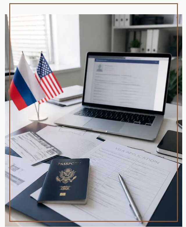 Оформление визы в США для туристов и бизнеса в Аксае